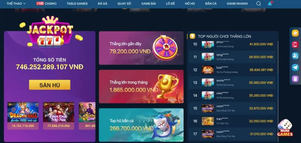 Tính năng bảo mật 7789bet chính thức